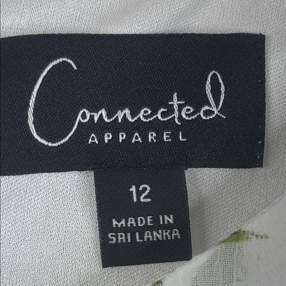 NWT Connected Apparel Womens Purple Floral Print Crew Neck Tank Dress Size 12 - Picture 2 of 12